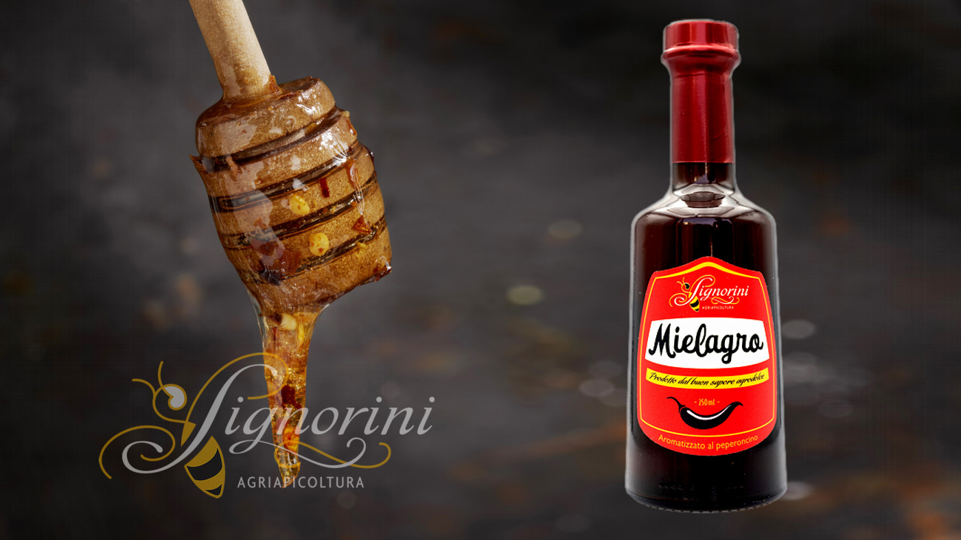 Mielagro&reg; Peperoncino - Mielagro&reg; aromatizzato al Peperoncino 250 ml